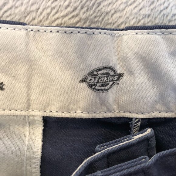 Dickies Mens 847 Pants 32x29 Navy Blue Cotton Blend Straight-Leg Work Skate - Picture 8 of 11